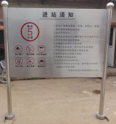 室外指示牌